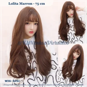 Peluca Marrón Mediana (WIG-635J)
