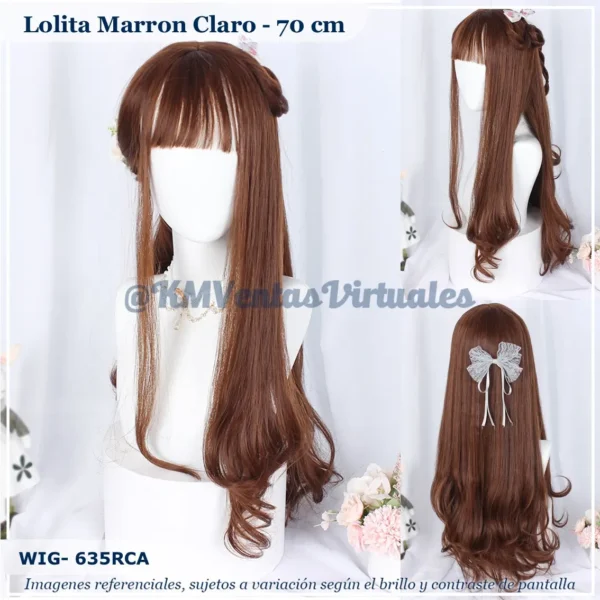 Peluca Marrón Mediana (WIG-635RCA)
