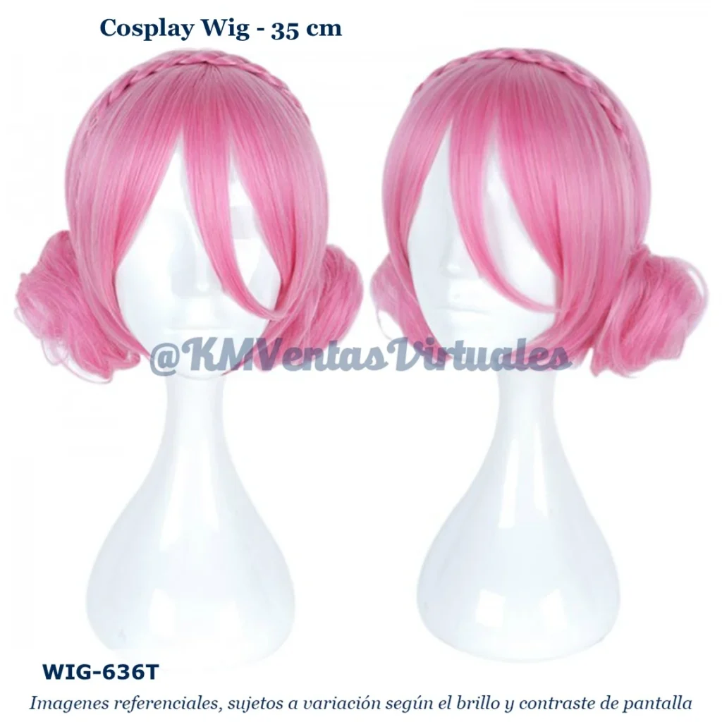 Peluca Rosado Corta (WIG-636T)