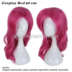 Peluca Rosado Mediana (WIG-636U)