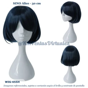 Peluca Azul Corta (WIG-655H)