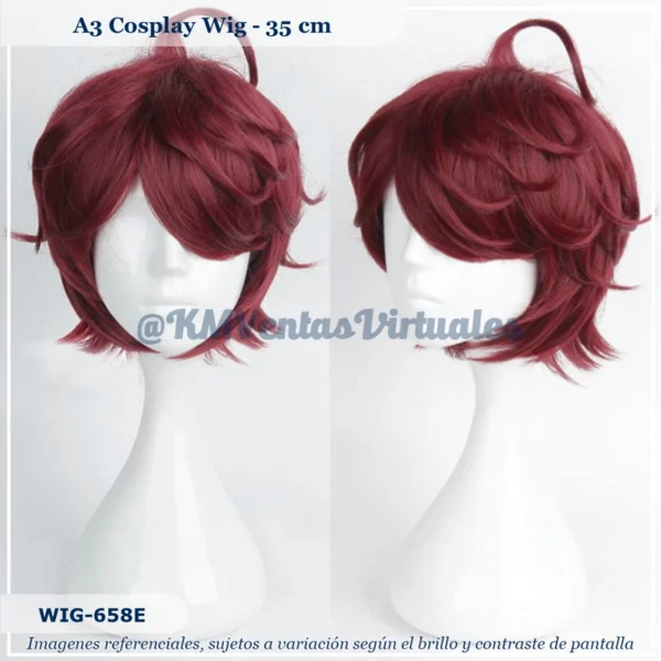 Peluca Rojo Corta (WIG-658E)