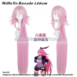 Peluca Elysia Rosado Larga (WIG-659F)