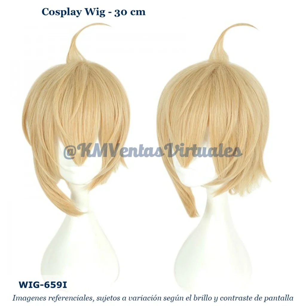 Peluca Rubio Corta (WIG-659I)