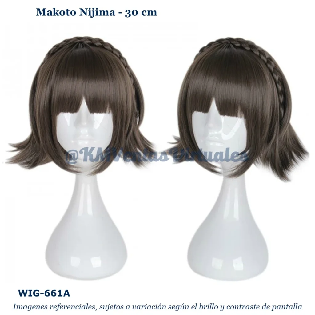 Peluca Makoto Marrón Corta (WIG-661A)