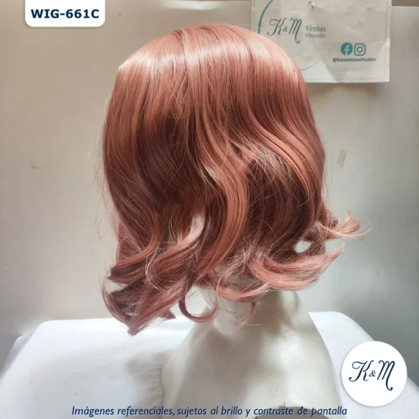 Peluca Haru Marrón Corta (WIG-661C) - Image 3