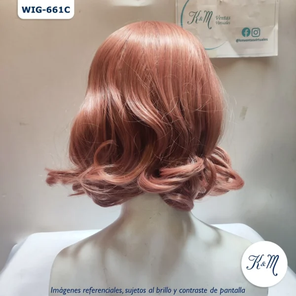 Peluca Haru Marrón Corta (WIG-661C) - Image 4