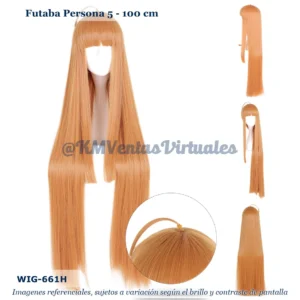 Peluca Futaba Naranja Larga (WIG-661H)