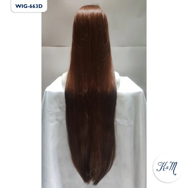 Peluca Marrón Larga (WIG-663D) - Image 5