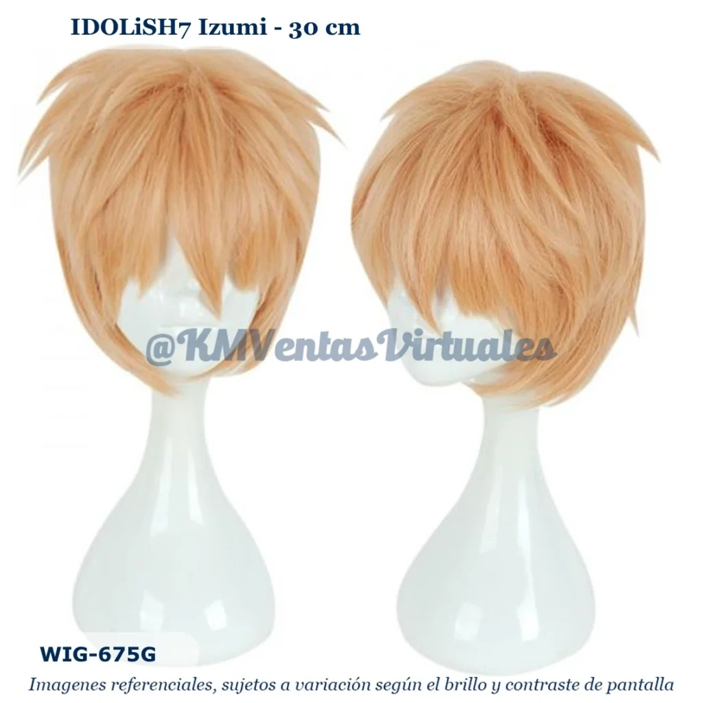 Peluca Rubio Corta (WIG-675G)