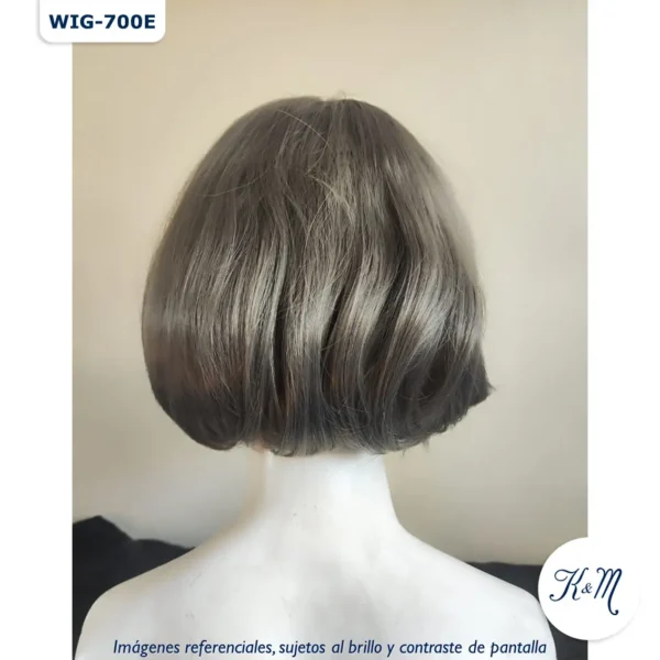 Peluca Gris Corta (WIG-700E) - Image 4