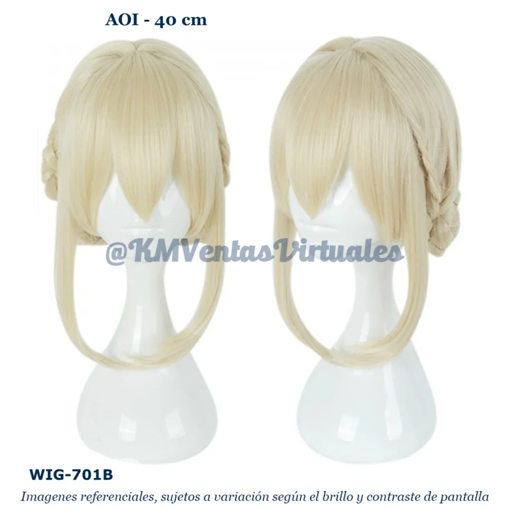 Peluca Rubio Corta (WIG-701B)