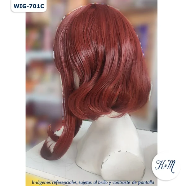 Peluca Ochako Castaño Corta (WIG-701C) - Image 3