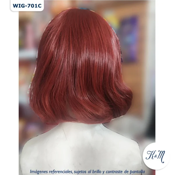 Peluca Ochako Castaño Corta (WIG-701C) - Image 4