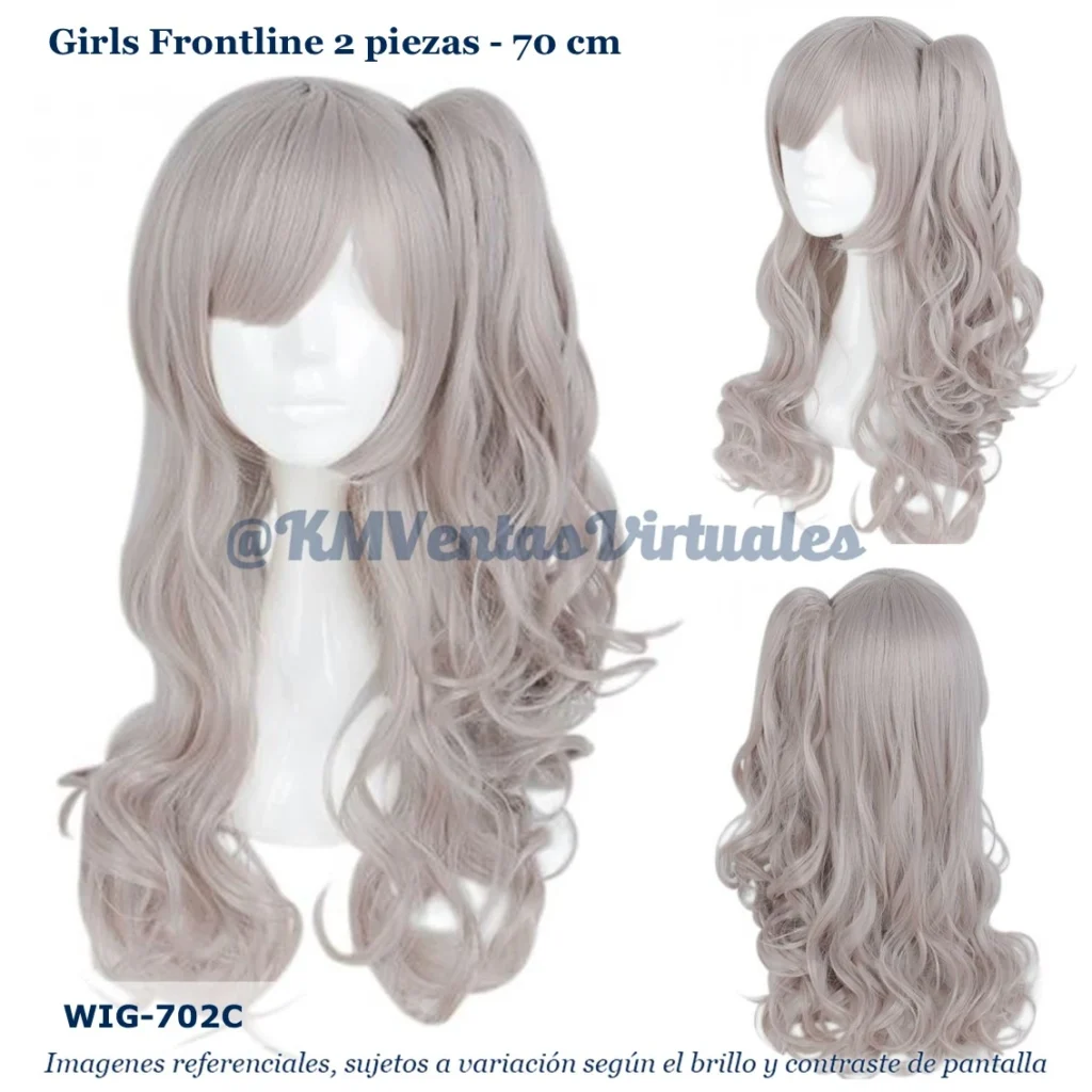 Peluca Rosado Mediana (WIG-702C)
