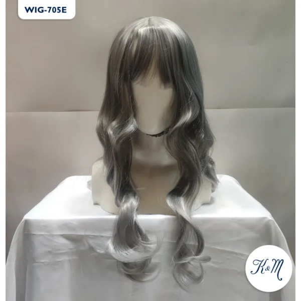 Peluca Gris Mediana (WIG-705E) - Image 2
