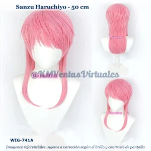 Peluca Haruchiyo Rosado Mediana (WIG-741A)