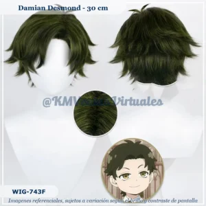 Peluca Damian Verde Corta (WIG-743F)
