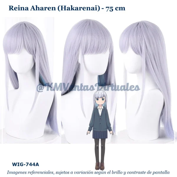 Peluca Reina Morado Mediana (WIG-744A)