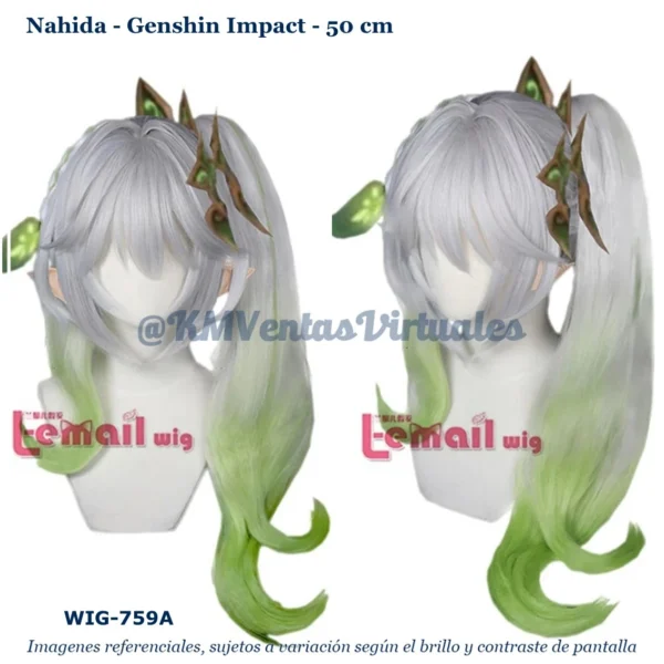Peluca Nahida Morado Mediana (WIG-759A)