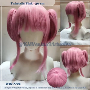 Peluca Madoka Rosado Corta (WIG-770B)