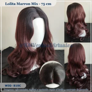 Peluca Marrón Mediana (WIG-810C)
