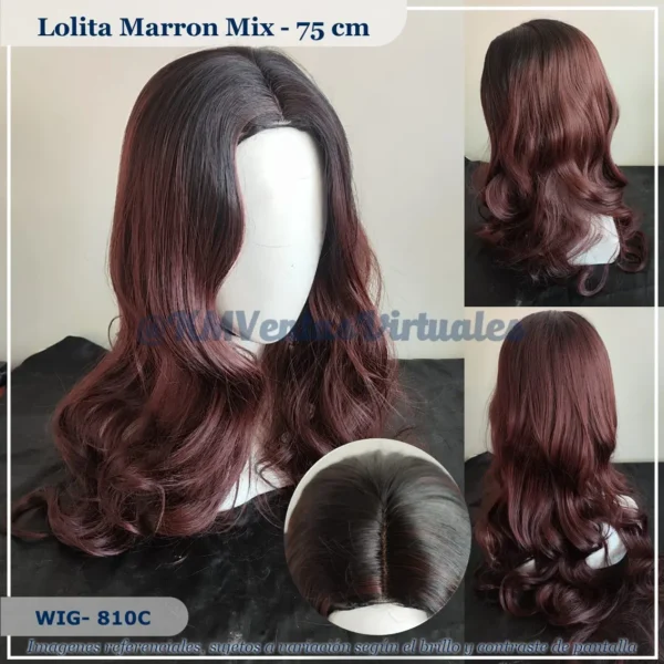 Peluca Marrón Mediana (WIG-810C)