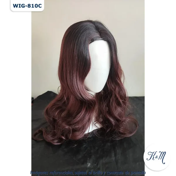 Peluca Marrón Mediana (WIG-810C) - Image 3