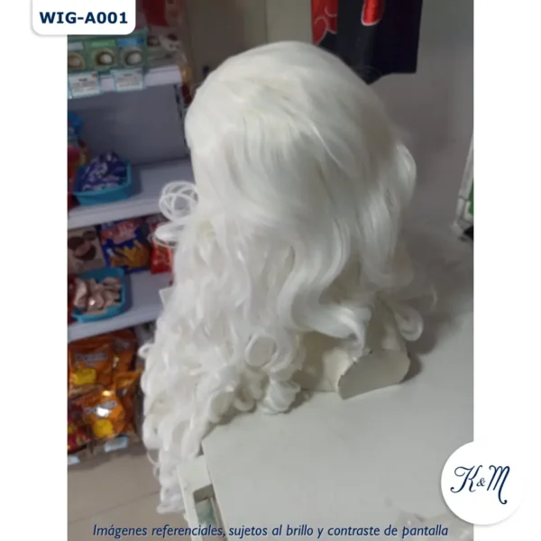 PClasic Santa 60cm Blanco Mediana (WIG-A001) - Image 3