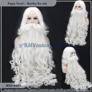PClasic Santa 80cm Blanco Larga (WIG-A002)