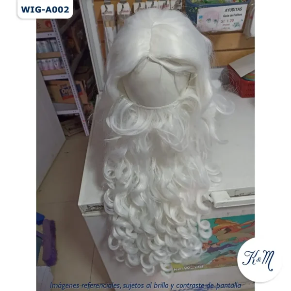 PClasic Santa 80cm Blanco Larga (WIG-A002) - Image 2