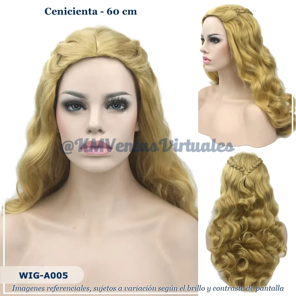 Peluca Cenicienta Mediana (WIG-A005)
