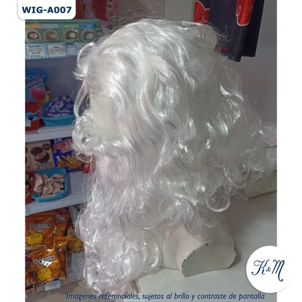PClasic Santa Brilloso Blanco Corta (WIG-A007) - Image 2