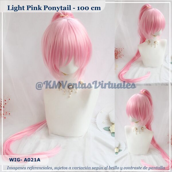 Peluca Rosado Larga (WIG-A021A)