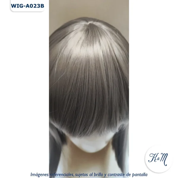 Peluca Gris Corta (WIG-A023B) - Image 3