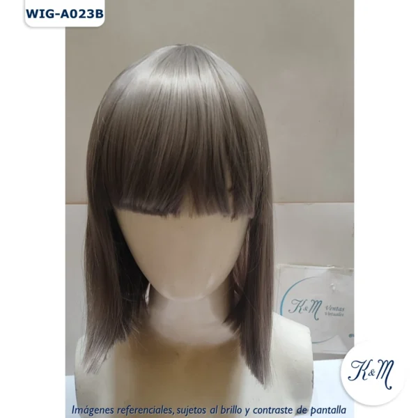 Peluca Gris Corta (WIG-A023B) - Image 5