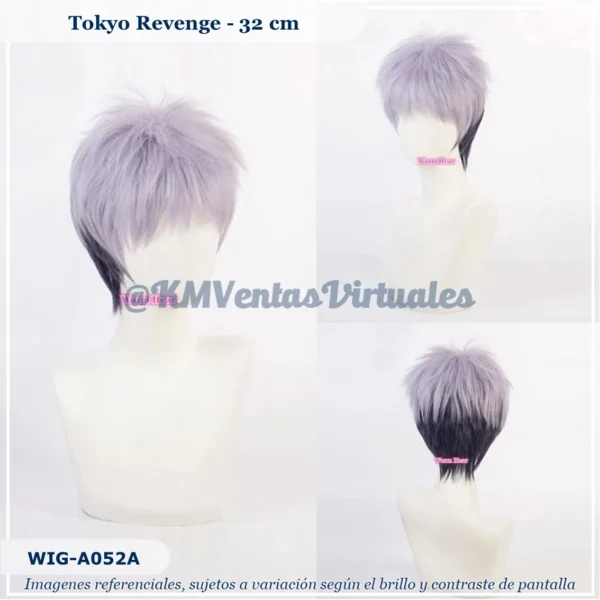 Peluca Takashi Mixto Corta (WIG-A052A)