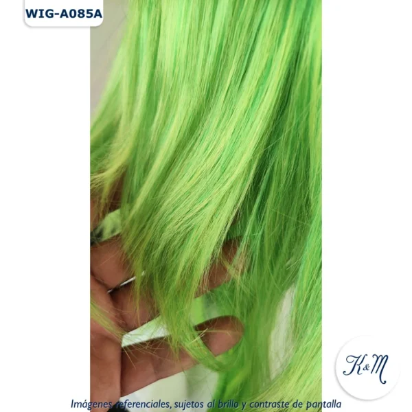 Peluca Verde Mediana (WIG-A085A) - Image 4