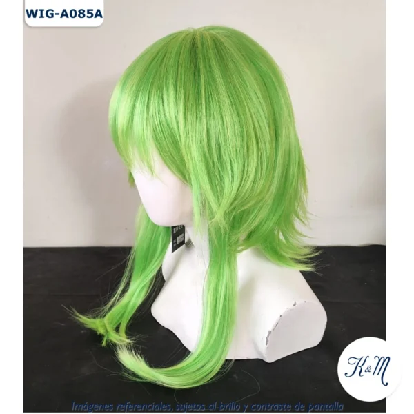Peluca Verde Mediana (WIG-A085A) - Image 2