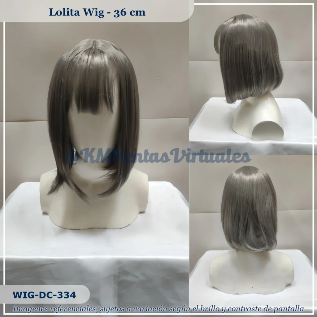 Peluca Gris Corta (WIG-DC-334)