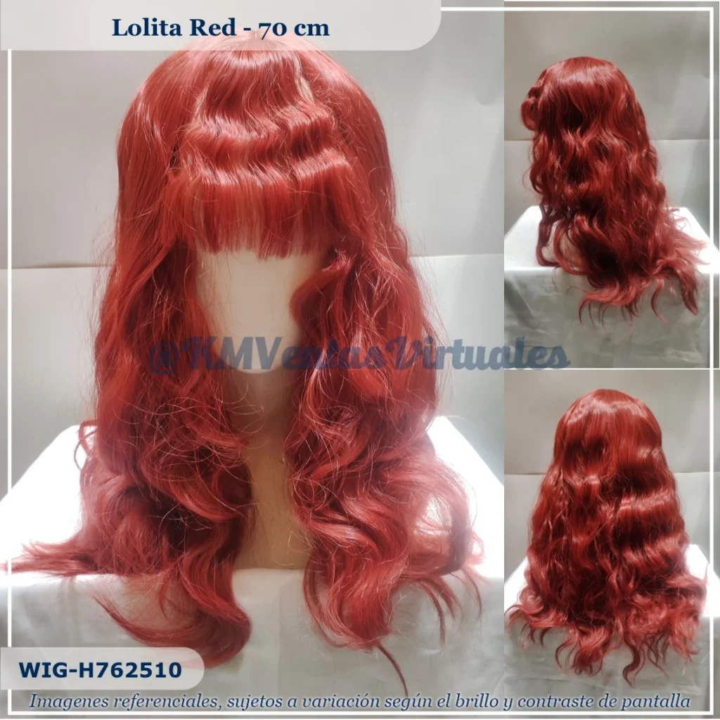 Peluca Naranja Mediana (WIG-H762510)