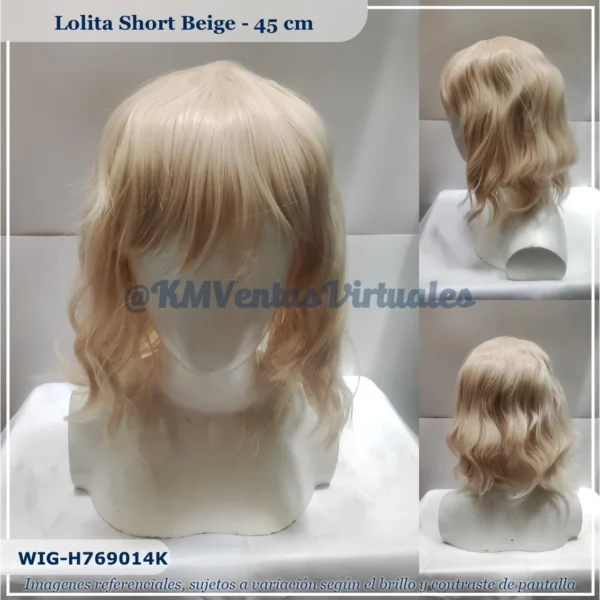 Peluca Rubio Corta (WIG-H769014K)