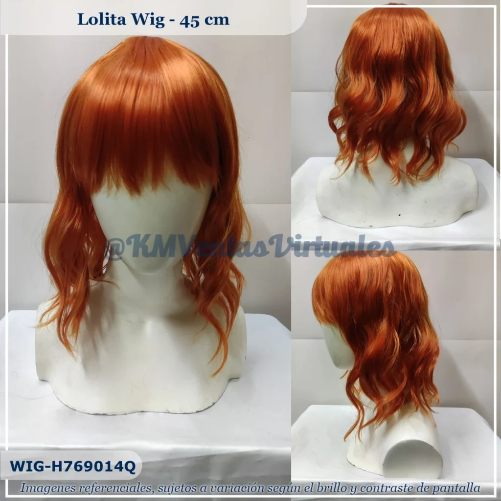 Peluca Naranja Corta (WIG-H769014Q)