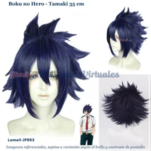 Peluca Tamaki Azul Corta (WIG-JF953)