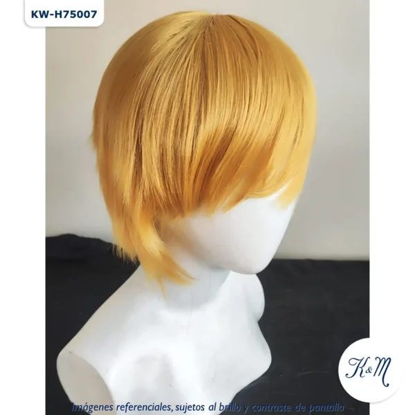 Peluca Kurapika Rubio Corta (WIG-KW-H75007) - Image 3