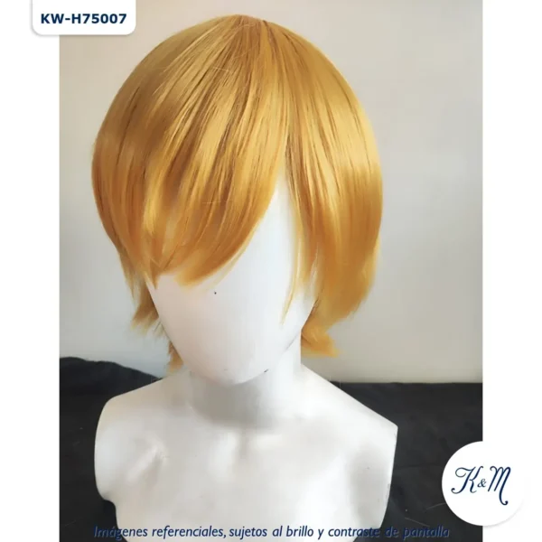 Peluca Kurapika Rubio Corta (WIG-KW-H75007) - Image 4
