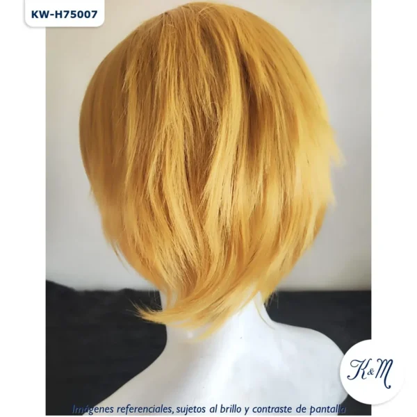 Peluca Kurapika Rubio Corta (WIG-KW-H75007) - Image 5