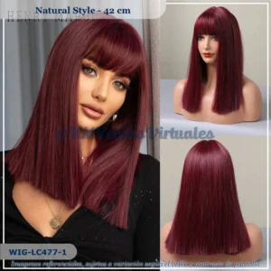 Peluca Rojo Corta (WIG-LC477-1)
