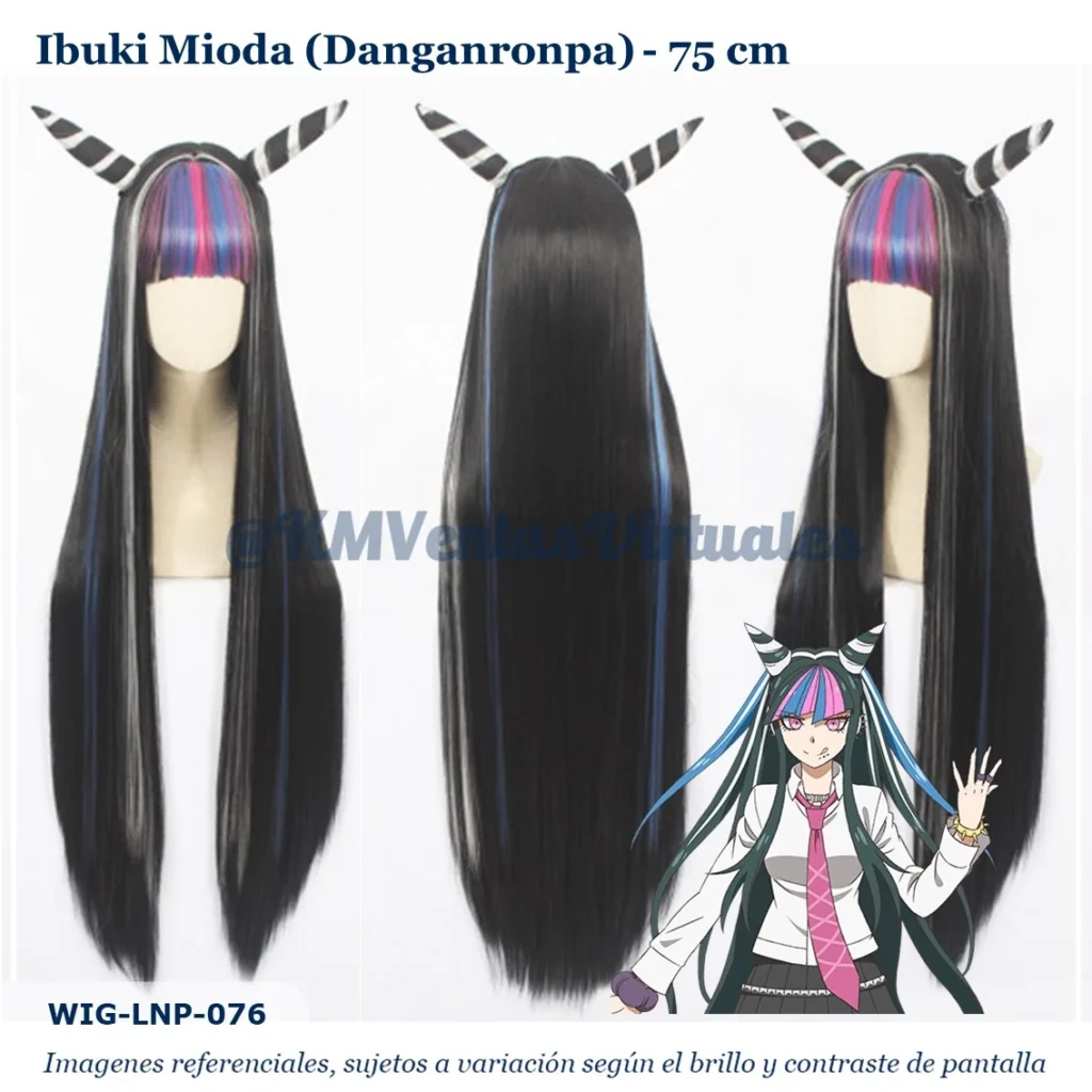 Peluca Ibuki Mixto Mediana (WIG-LNP-076)
