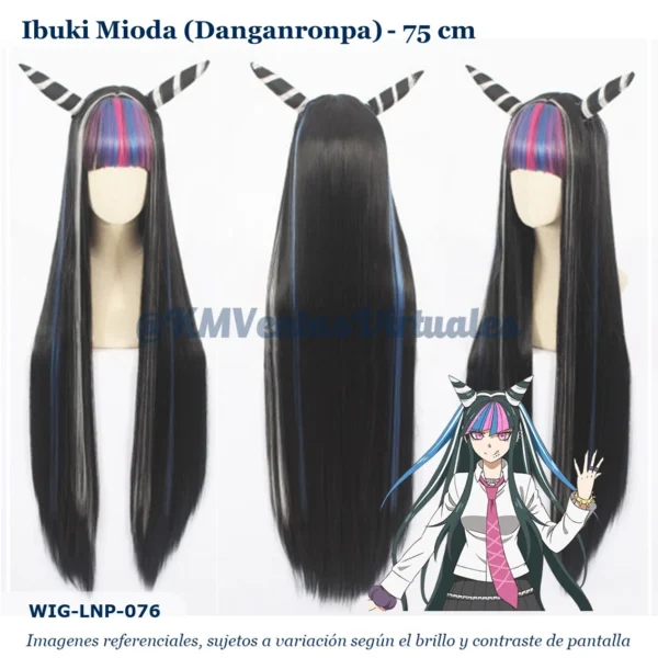 Peluca Ibuki Mixto Mediana (WIG-LNP-076)